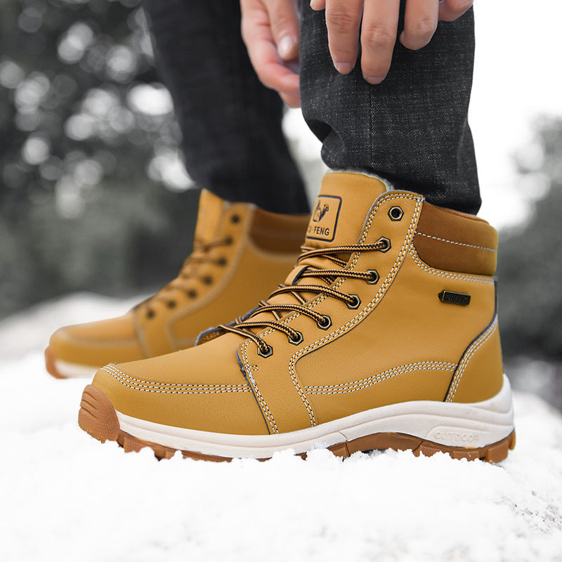 Waterproof Leather Ankle Boot