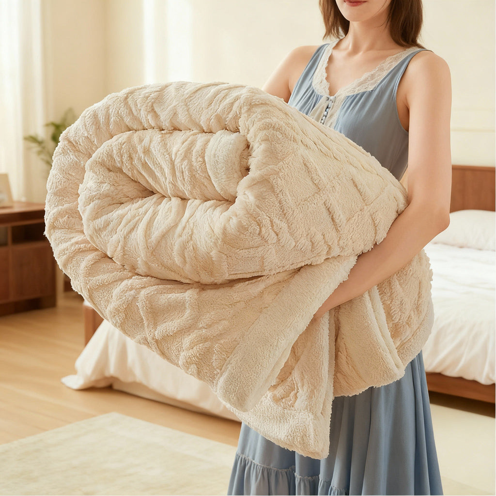 Luxury Flannel Blanket — full product view — Sullivan Ridge & Co.