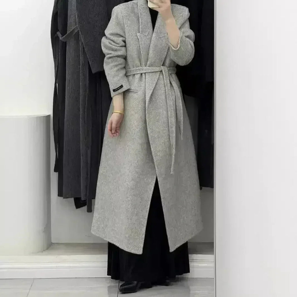 Women's Double-Sided Wool Overcoat