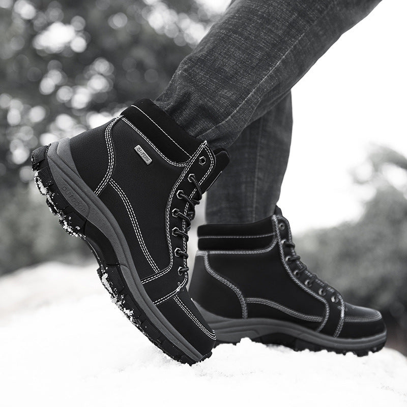 Waterproof Leather Ankle Boot