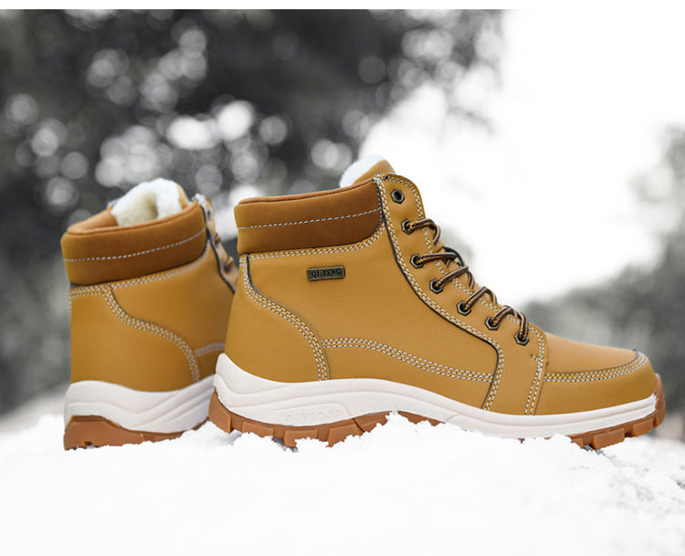 Waterproof Leather Ankle Boot