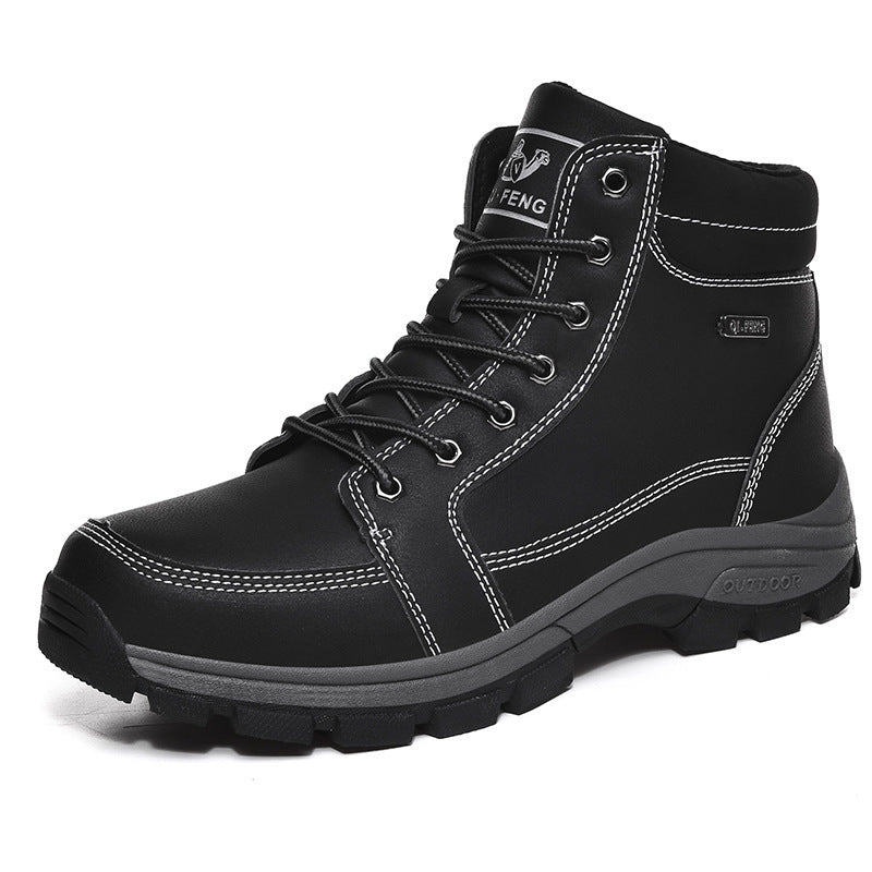 Waterproof Leather Ankle Boot