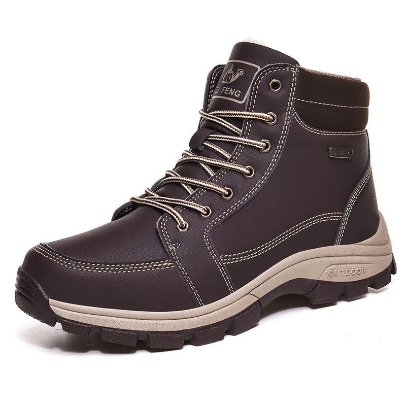 Waterproof Leather Ankle Boot