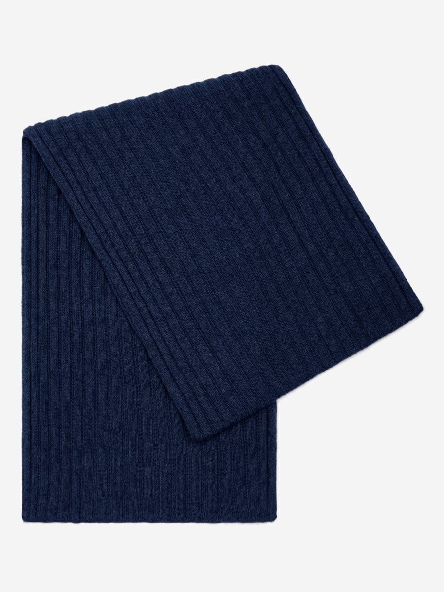 Napoli Cashmere Scarf in Navy