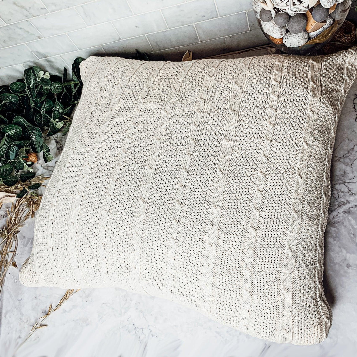 Knit Sweater Throw Blanket