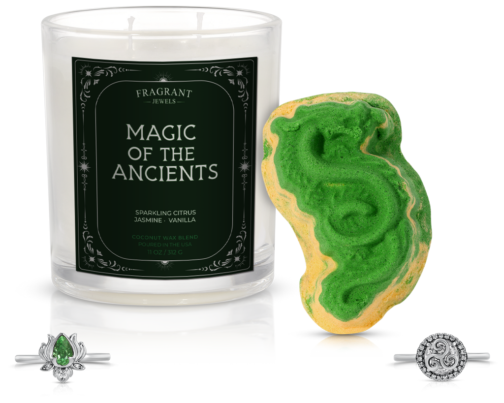 Magic of the Ancients Candle and Bath Bomb Set — Sullivan Ridge & Co.