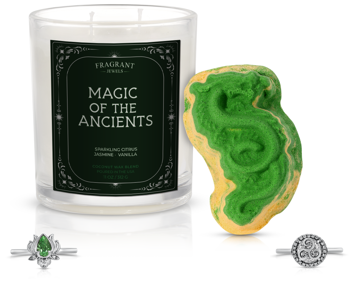 Magic of the Ancients Candle and Bath Bomb Set — Sullivan Ridge & Co.