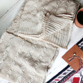 Knit Sweater Throw Blanket