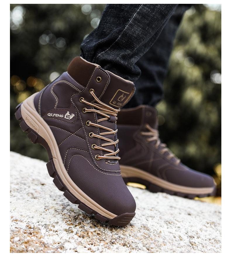 Waterproof Leather Ankle Boot