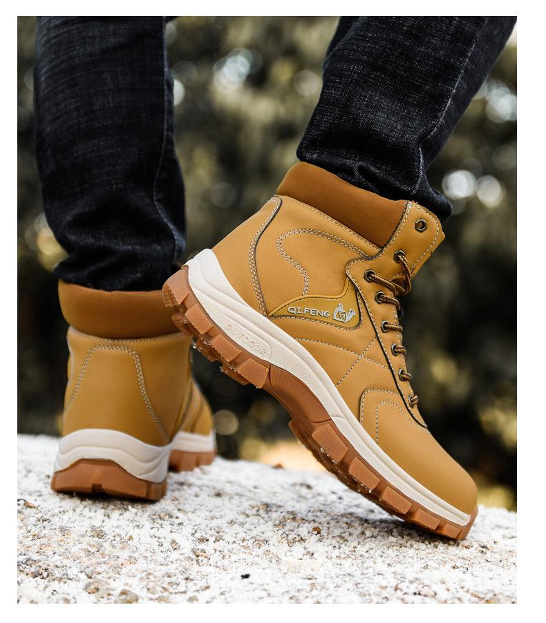 Waterproof Leather Ankle Boot