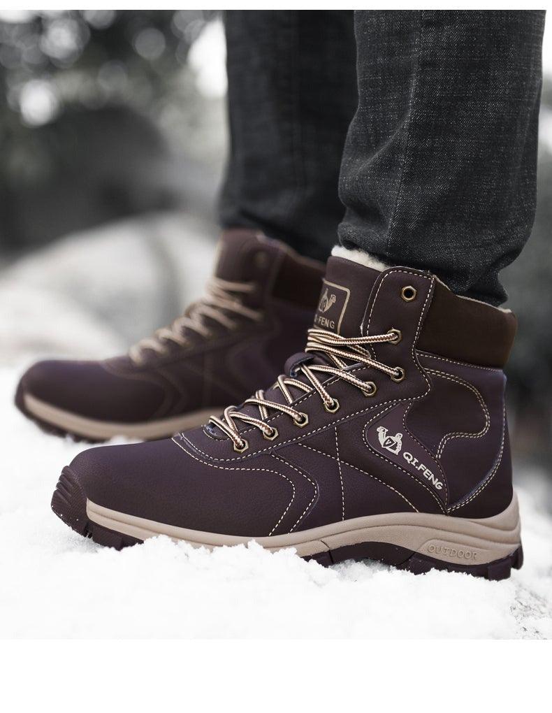 Waterproof Leather Ankle Boot
