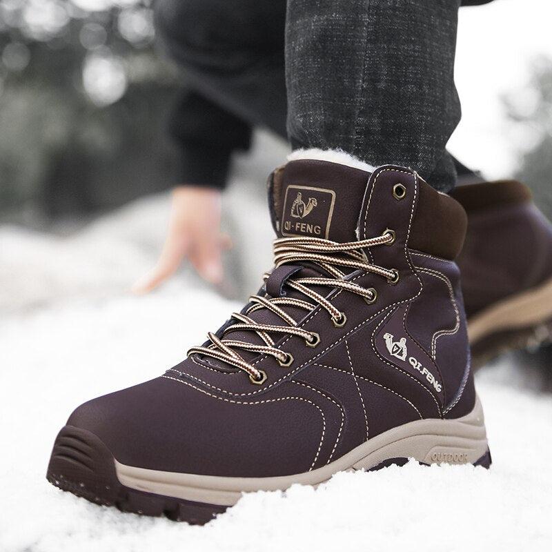 Waterproof Leather Ankle Boot