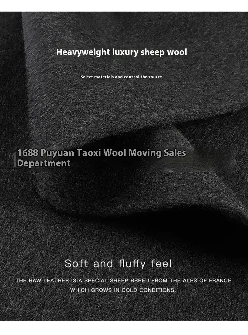 Women's Double-Sided Wool Overcoat