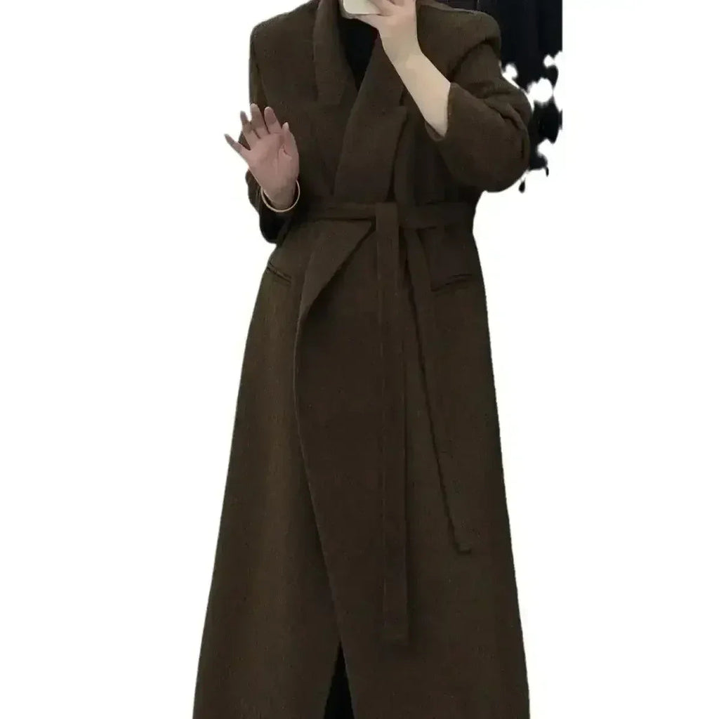 Women's Double-Sided Wool Overcoat