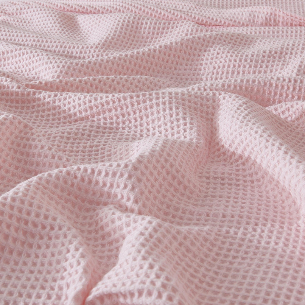 Waffle Weave Cotton Blanket — breathable lightweight — Sullivan Ridge & Co.