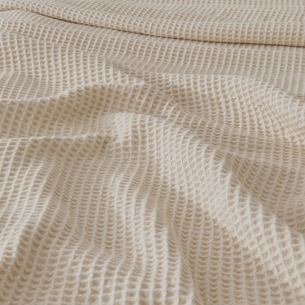 The Essential Waffle Weave Blanket — Lightweight Cotton Comfort for Every Season