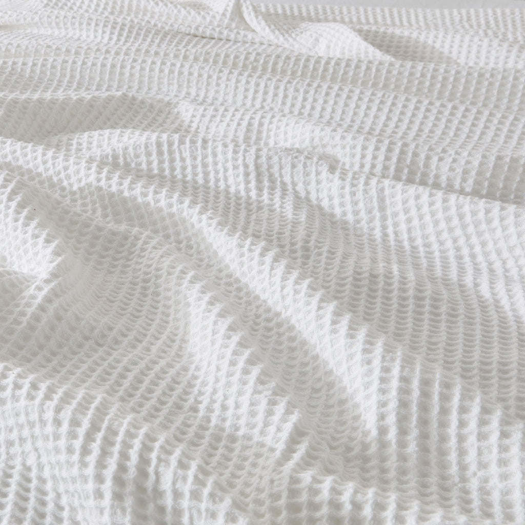 The Essential Waffle Weave Blanket — Lightweight Cotton Comfort for Every Season
