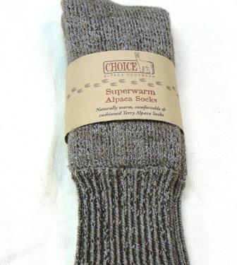 Alpine Alpaca Sock in black — heavyweight alpaca fiber — Sullivan Ridge & Co.